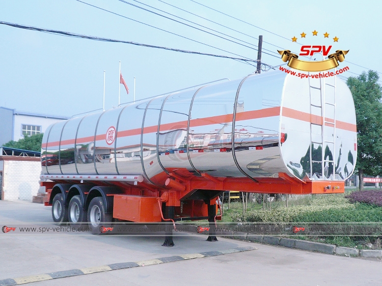 Aluminum Chemical Tank Semitrailer - RF